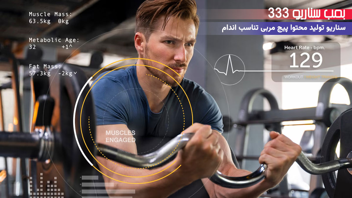 5. سناریو تولید محتوا مربی لاغری و تناسب اندام: رقص با بدن خوش‌فرم